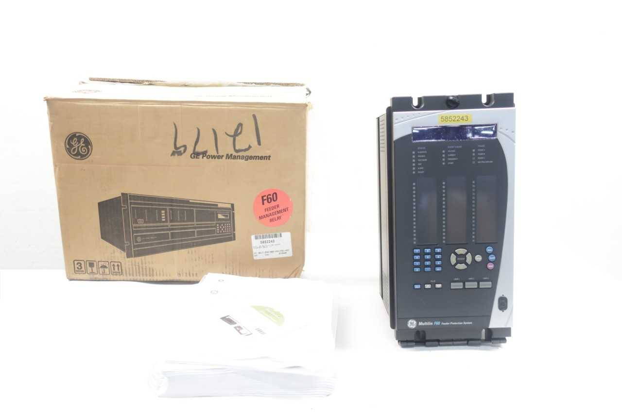 GE F60N03VKHF8GH6DM6CP5A MULTILIN F60 FEEDER MANAGEMENT RELAY - AUTOMATION & CONTROLS GE F60N03VKHF8GH6DM6CP5A MULTILIN F60 FEEDER MANAGEMENT RELAY - AUTOMATION & CONTROLS