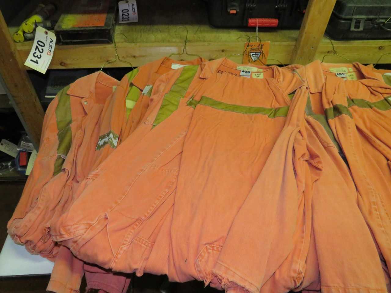 LOT OF 10 ASSORTED FLAME RESISTANT COVERALLS - SAFETY SWITCH