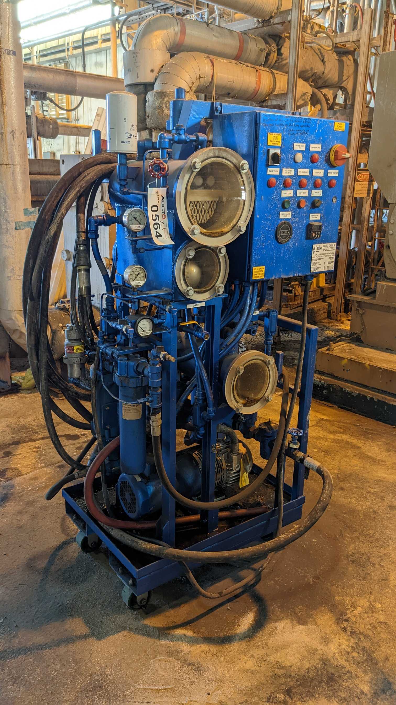 LOT OF 2 OIL FILTERATION SYSTEM - PROCESS EQUIPMENT