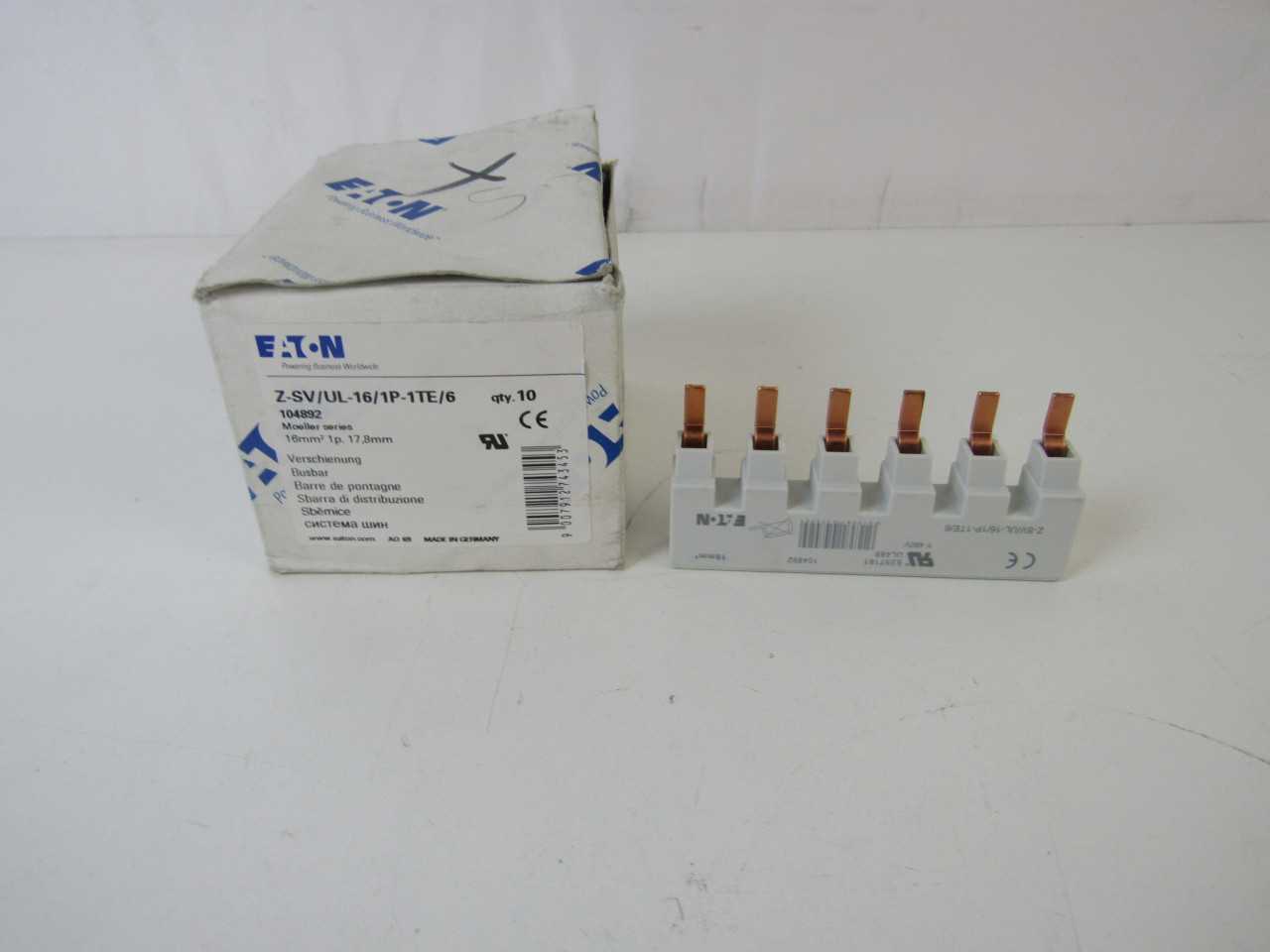 Lot of Quantity 20x Z-SV/UL-16/1P-1TE/6 Busway - VALVES