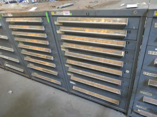 9 Drawer Stanley Vidmar and contents - MISCELLANEOUS