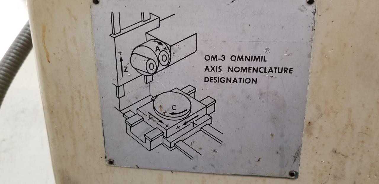 Sundstrand Omni mill OM 3 5 Axis - MACHINING ACCESSORIES & TOOLING