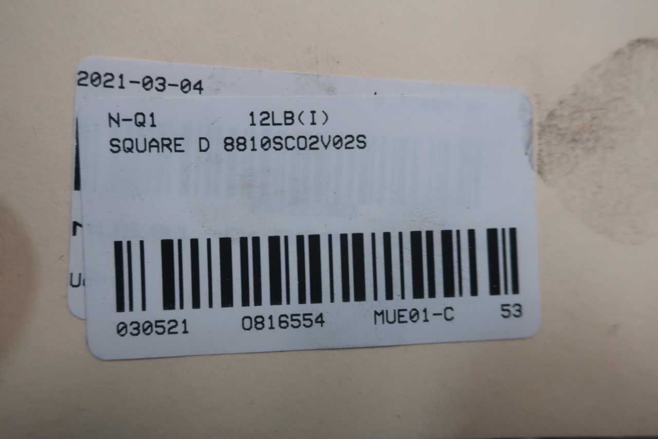 SQUARE D 8810SCO2V02S SIZE 1 MULTI-SPEED STARTER 120V-AC 10HP - ELECTRIC POWER TOOLS