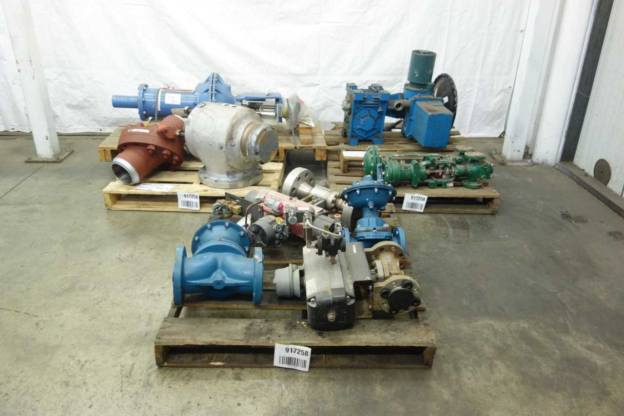 3 PALLETS OF ASSORTED VALVES AND VALVE PARTS - VALVES