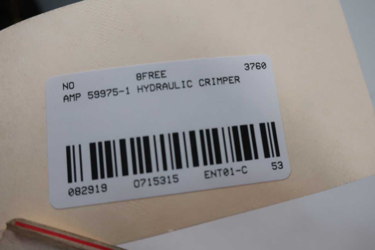 AMP 59975-1 HYDRAULIC CRIMPER - ELECTRIC POWER TOOLS