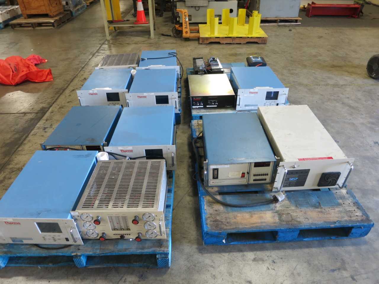 LOT OF ASSORTED TEST EQUIPMENT THERMO 48i 42i-D 41H CALIFORNIA ANALYTICAL 200 - ELECTRIC POWER TOOLS