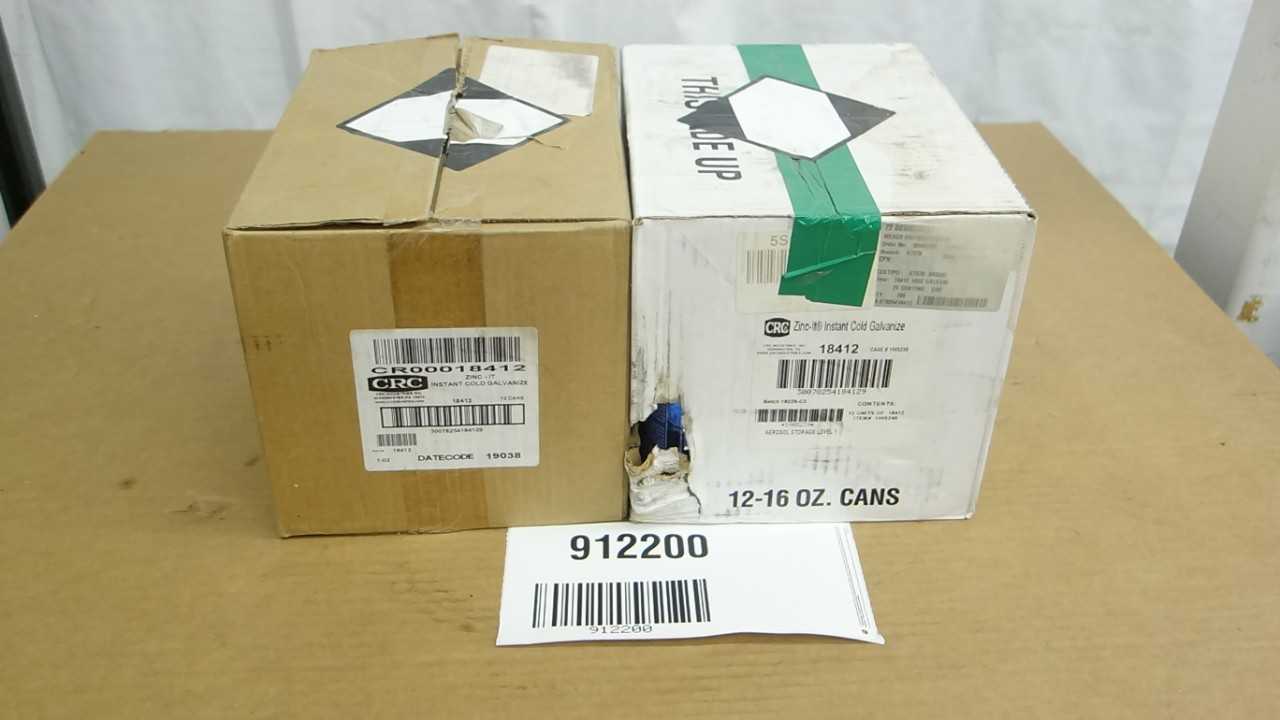 2 CASES OF CRC ZINC-IT INSTANT COLD GALVANIZE SPRAY - PLANT & FACILITY