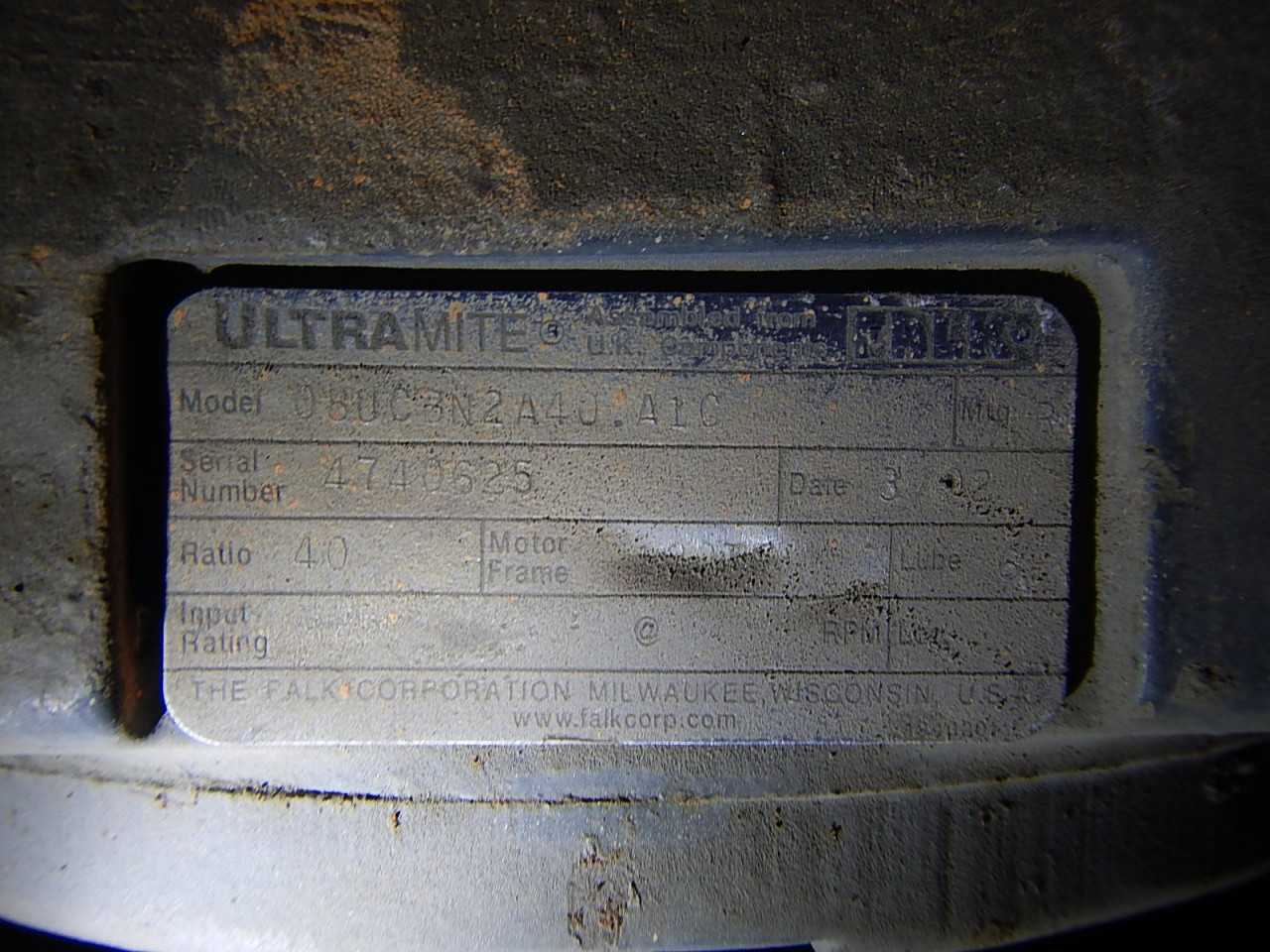 5 HP Falk Gear Reducer Model 08UCBN2A40-A1C - GEAR REDUCERS