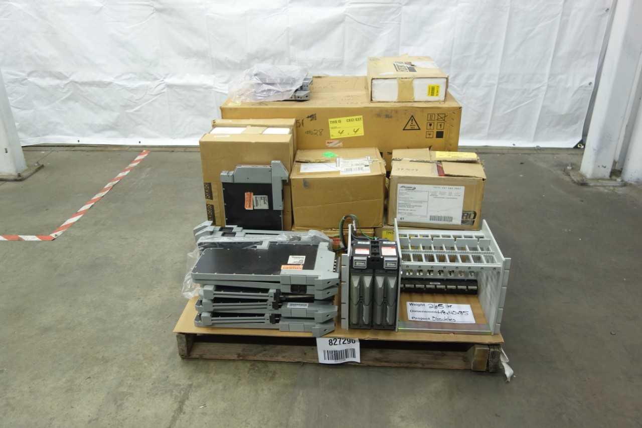 PALLET OF ASSORTED FOXBORO ELECTRICAL EQUIPMENT - ELECTRICAL COMPONENTS