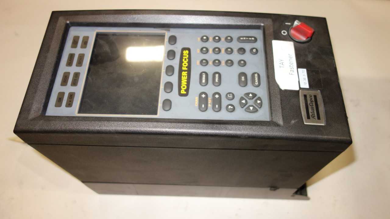 LOT OF 2 ATLAS COPCO PF4000-G-W TENSOR NUTRUNNER CONTROLLERS 8433 7100 00 - AUTOMATION & CONTROLS