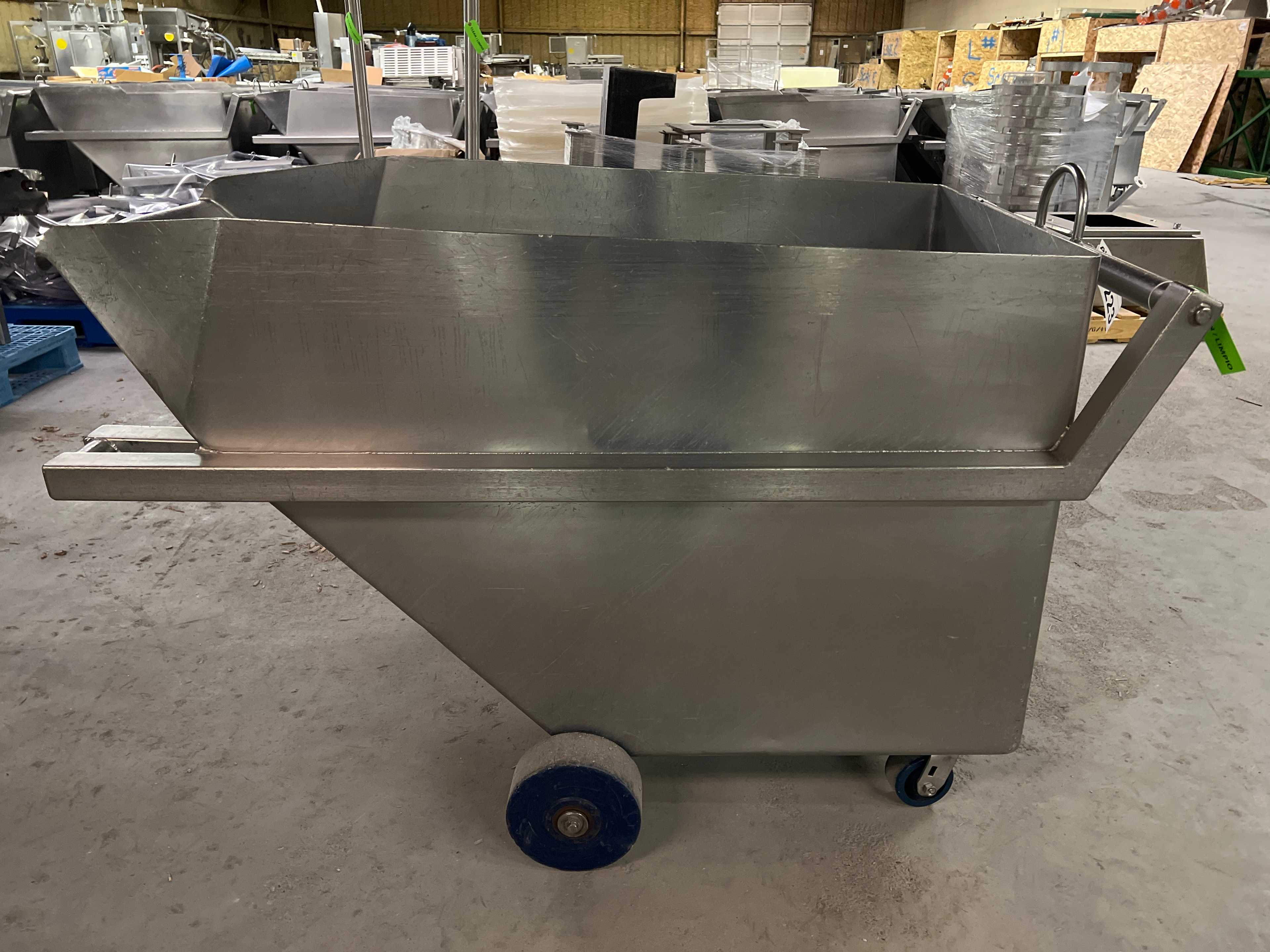 Stainless Steel Dump Cart Hopper