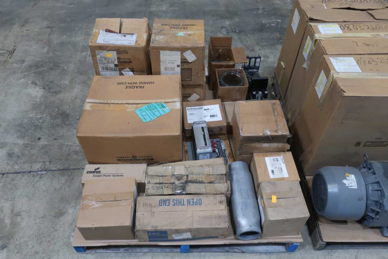 2 PALLETS OF ASSORTED ELECTRICAL - ELECTRICAL COMPONENTS