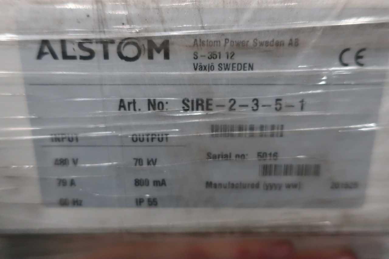 ALSTOM SIRE-2-3-5-1 PRECIPITATOR RECTIFIER 480V - PROCESS EQUIPMENT