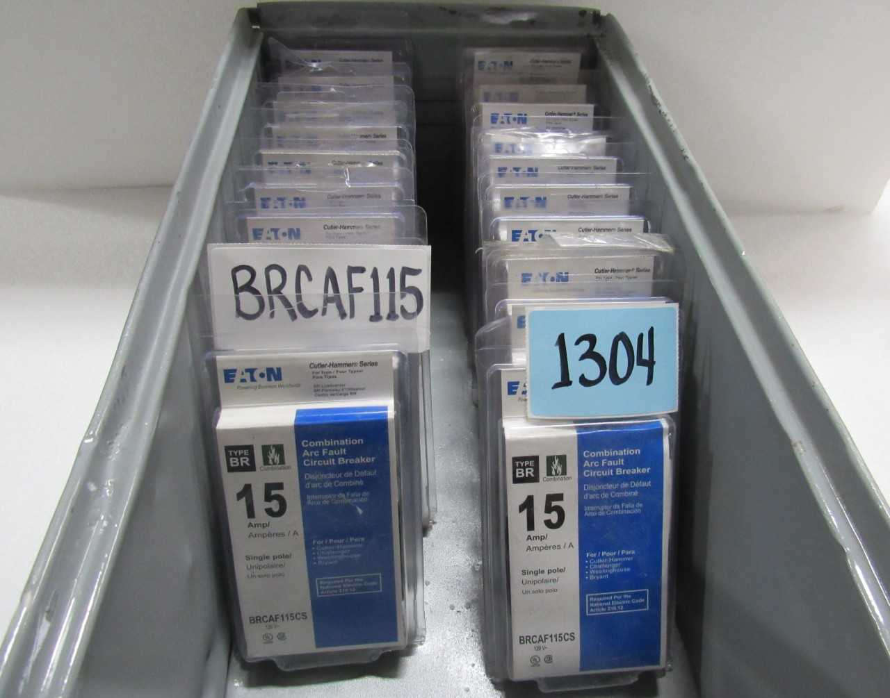 LOT OF EATON RESIDENTAL BREAKERS - MISCELLANEOUS LOT OF EATON RESIDENTAL BREAKERS - MISCELLANEOUS