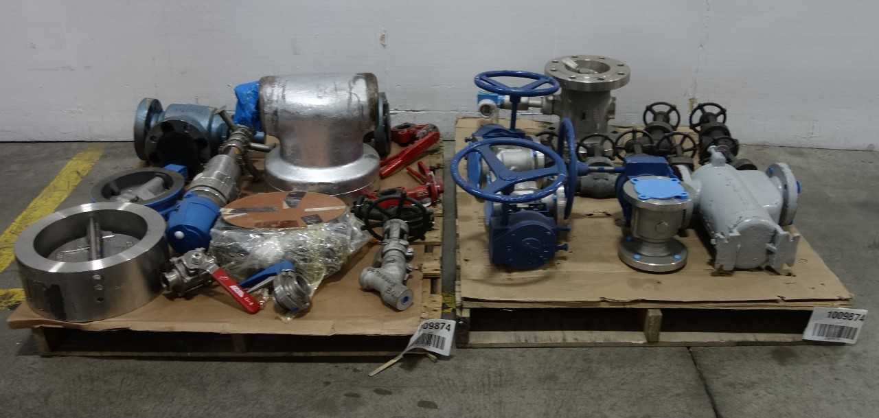 2 PALLETS OF ASSORTED VALVES AND VALVE ACCESSORIES - VALVES