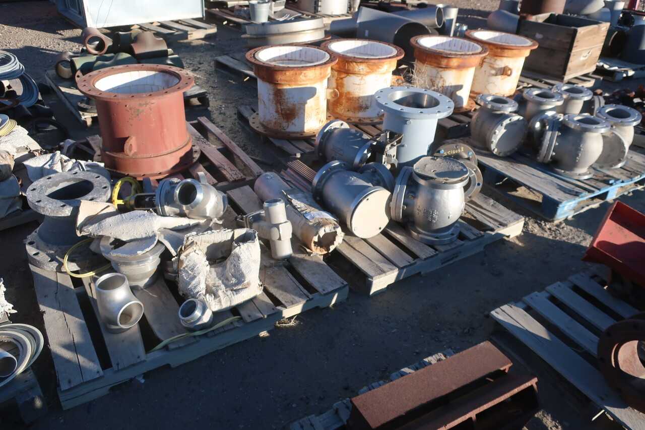 3 PALLETS OF ASSORTED STAINLESS VALVES, LISTA 6IN, TUFLINE - VALVES