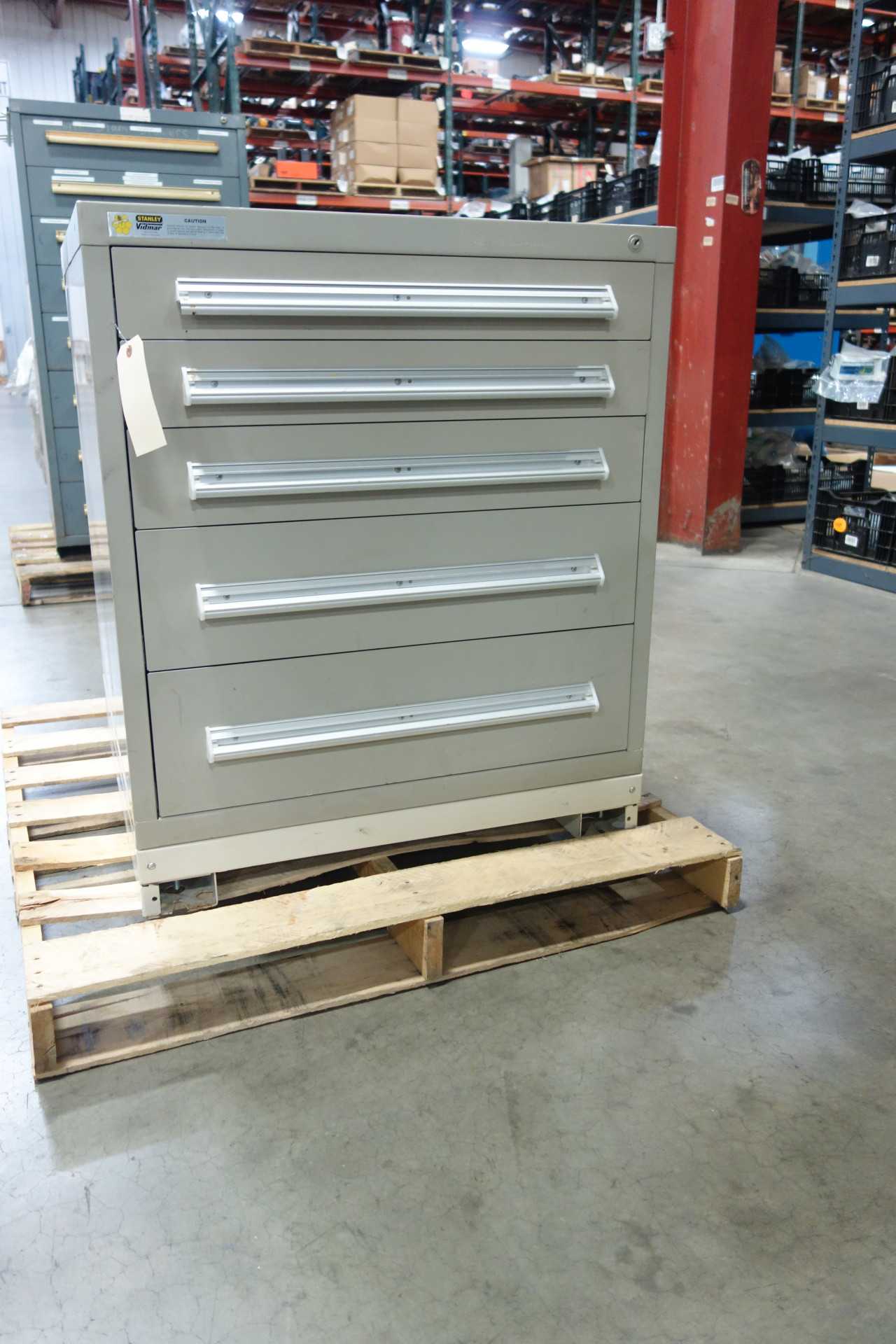 STANLEY VIDMAR 5 DRAWER TOOL CABINET - TOOL STORAGE