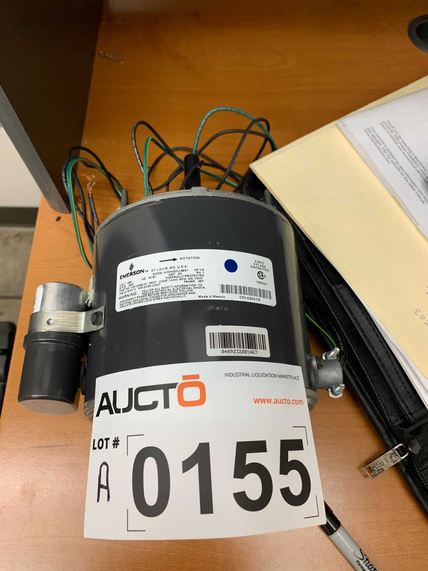 Emerson K55HXDFJ-6841 Electric Motor - ELECTRIC MOTORS Emerson K55HXDFJ-6841 Electric Motor - ELECTRIC MOTORS