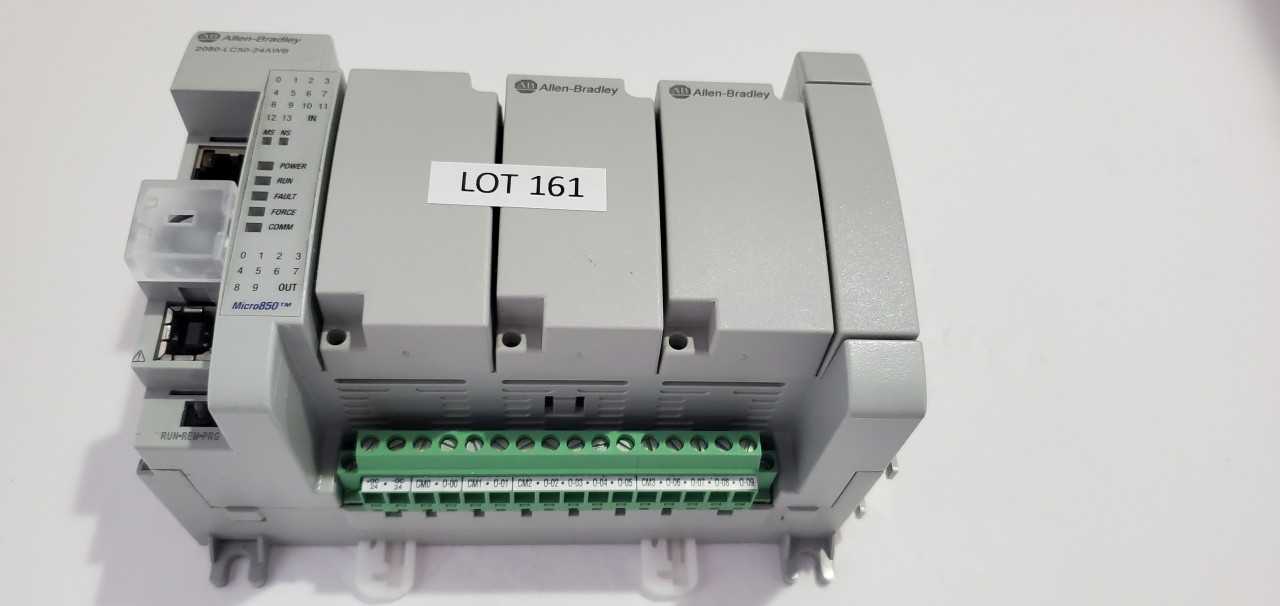 Allen Bradley Micro 850  2080-LC50-24AWB PLC - AUTOMATION & CONTROLS