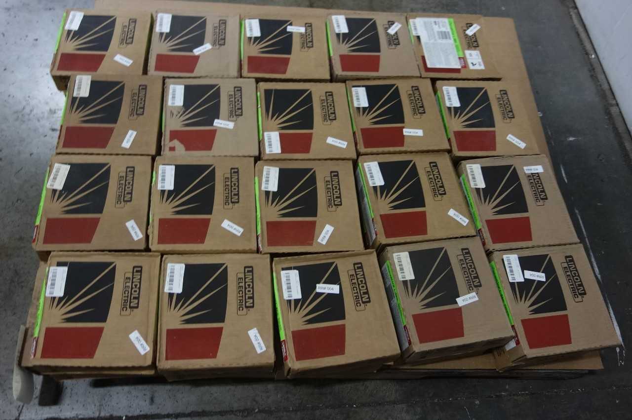 LOT OF LINCOLN SUPERARC L-56 WELDING WIRE - WELDING EQUIPMENT
