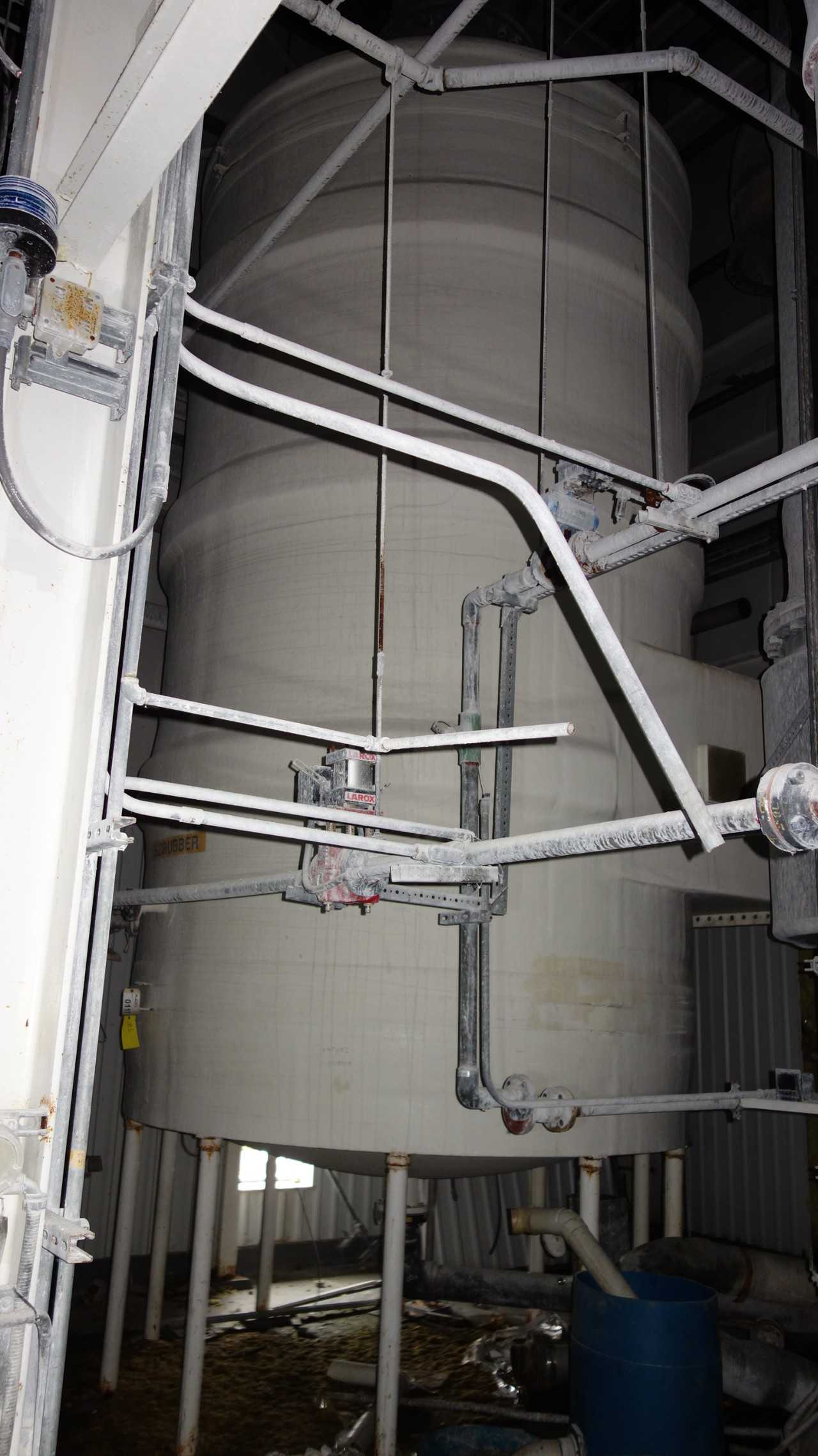 BIONOMIC SCRUBBER TANK 10ft diameter x 20ft tall - PROCESS EQUIPMENT