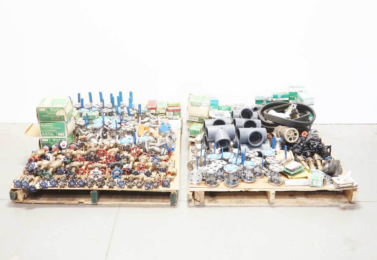 2 PALLETS OF VALVES, VALVE PARTS, PLUMBING - VALVES 2 PALLETS OF VALVES, VALVE PARTS, PLUMBING - VALVES