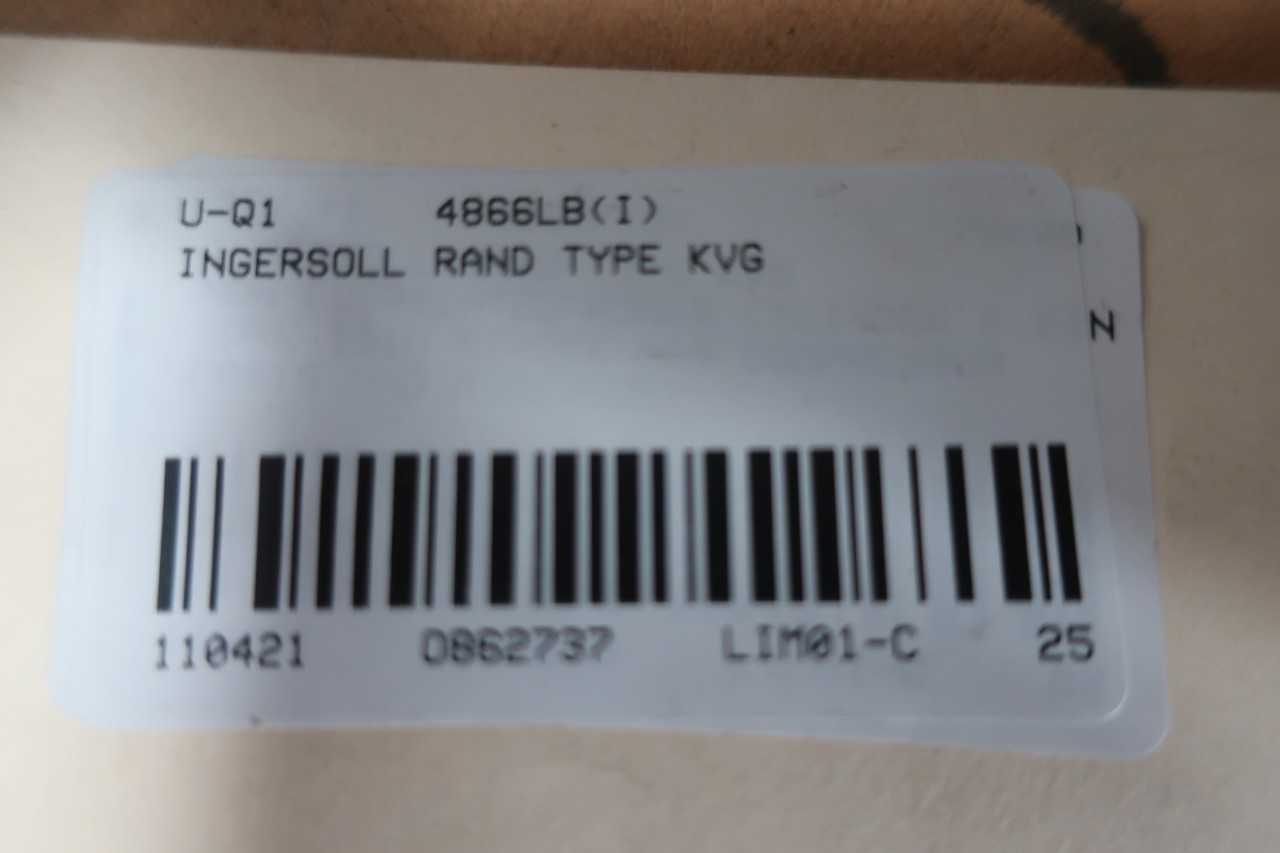 INGERSOLL RAND TYPE KVG NON-LUBRICATED POWER CYLINDER - ELECTRICAL COMPONENTS