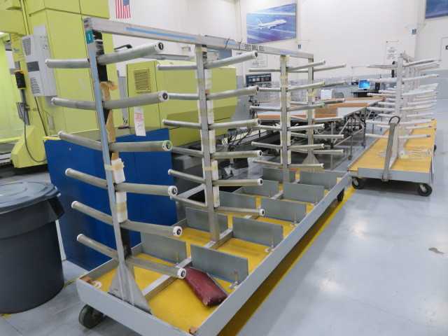 Aluminum Parts Storage Rack on Wheels - MISCELLANEOUS