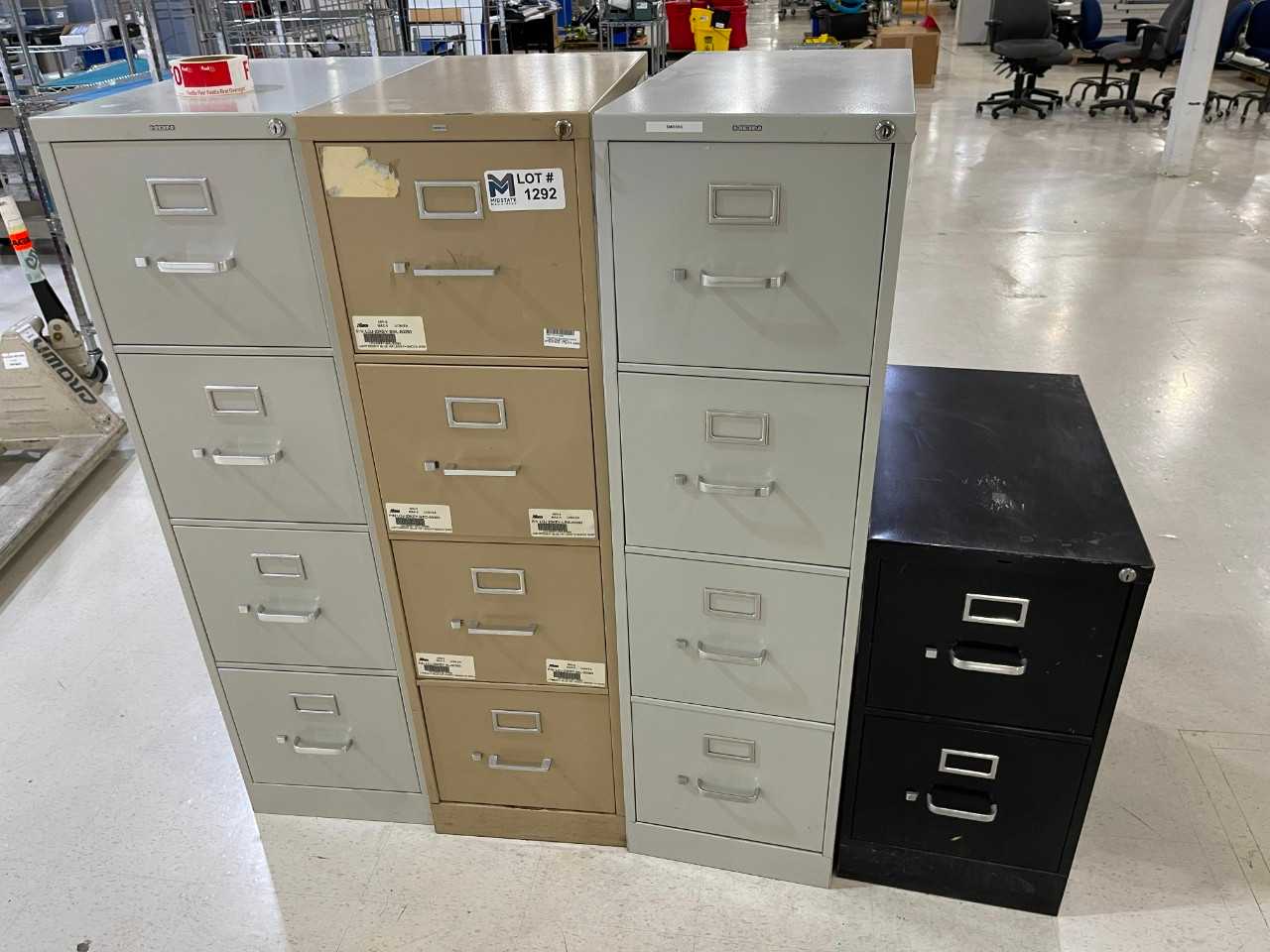 Set of Filing Cabinets No Contents - MISCELLANEOUS