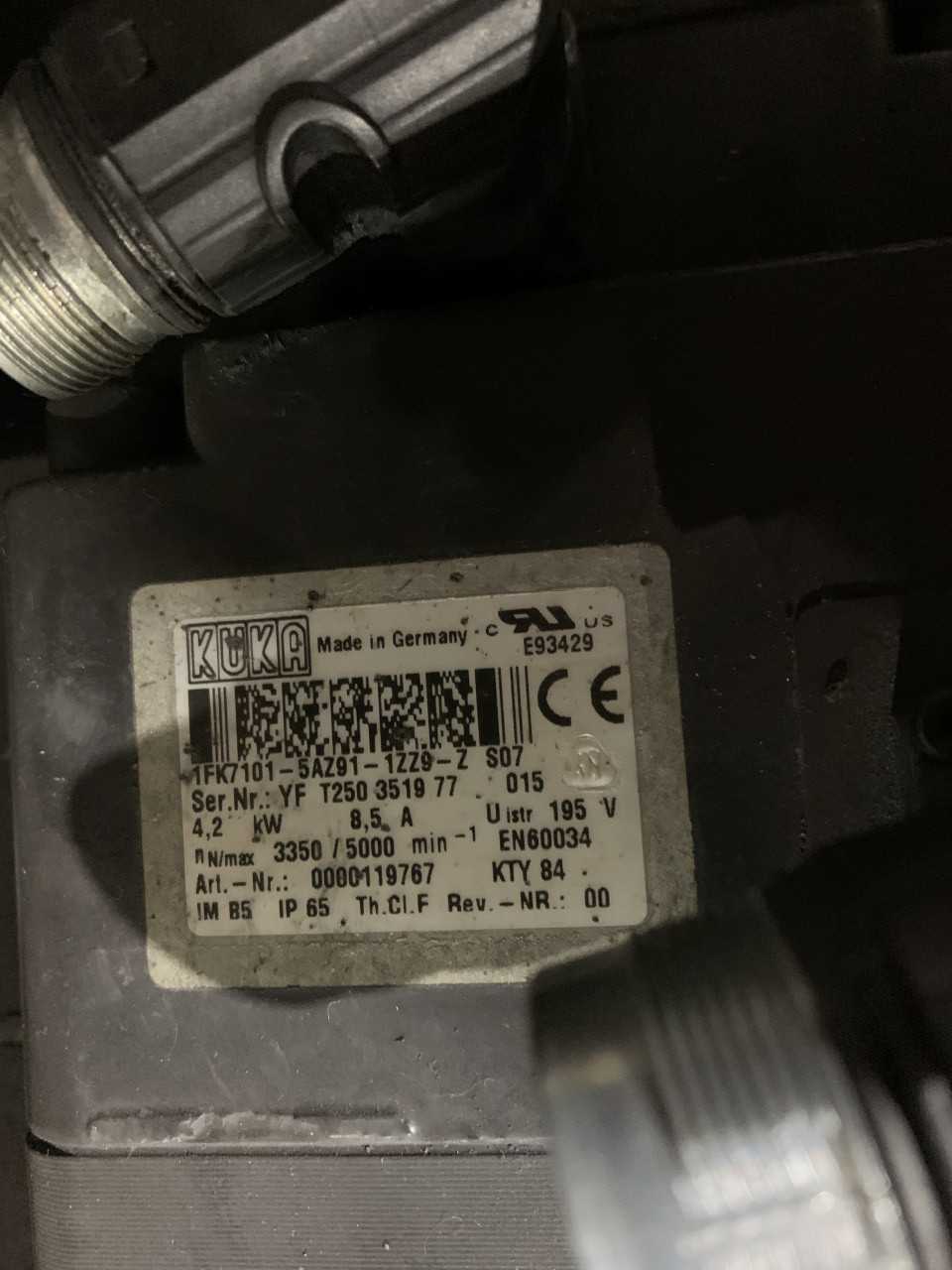 Lot of 1 KUKA 7003505 Servo motor - SERVO