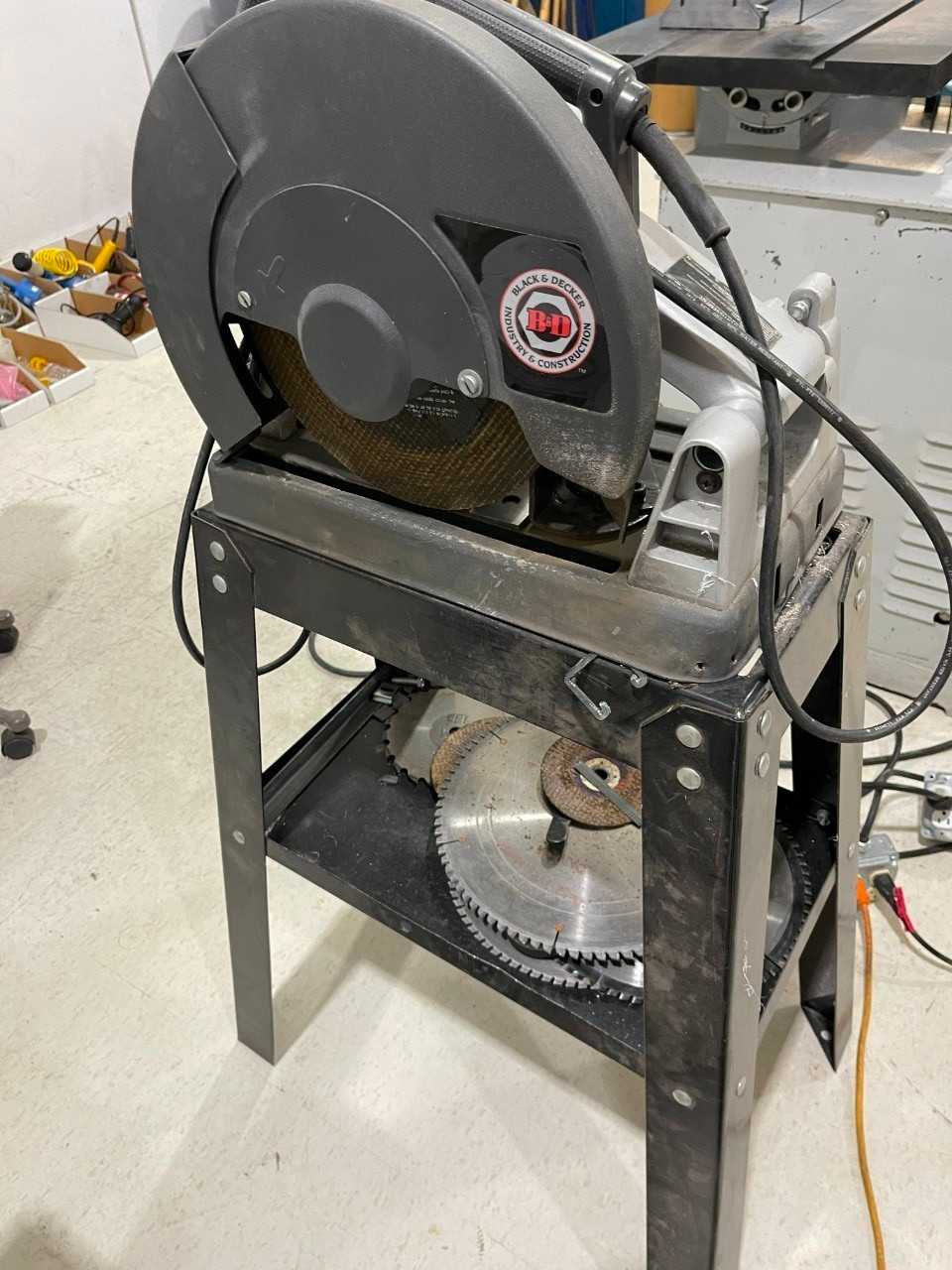 Black & Decker Chop Saw on Stand - ELECTRIC POWER TOOLS