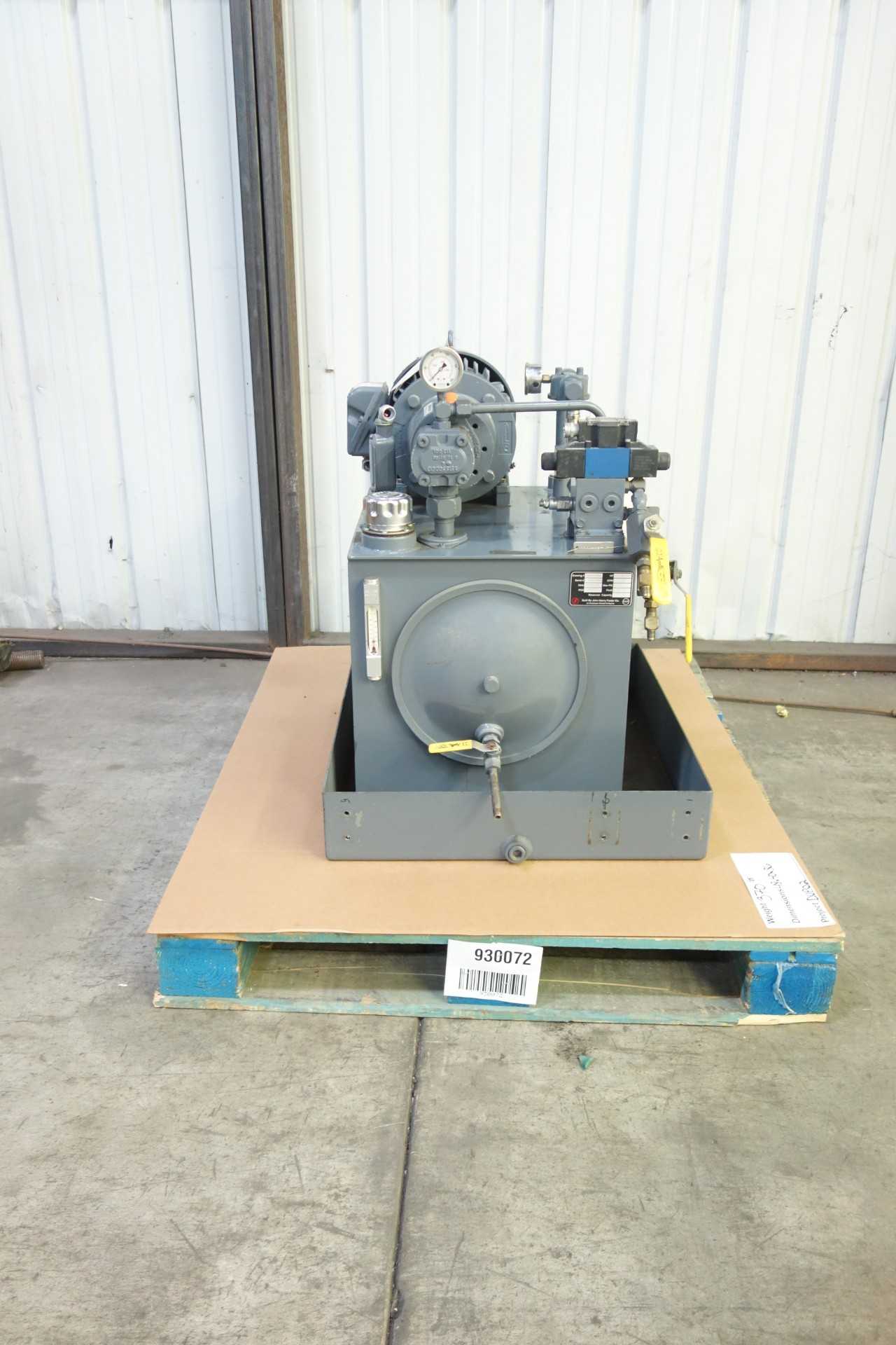 JOHN FOSTER CO. CMC101308 HYDRAULIC PUMP SYSTEM - HYDRAULIC PUMP