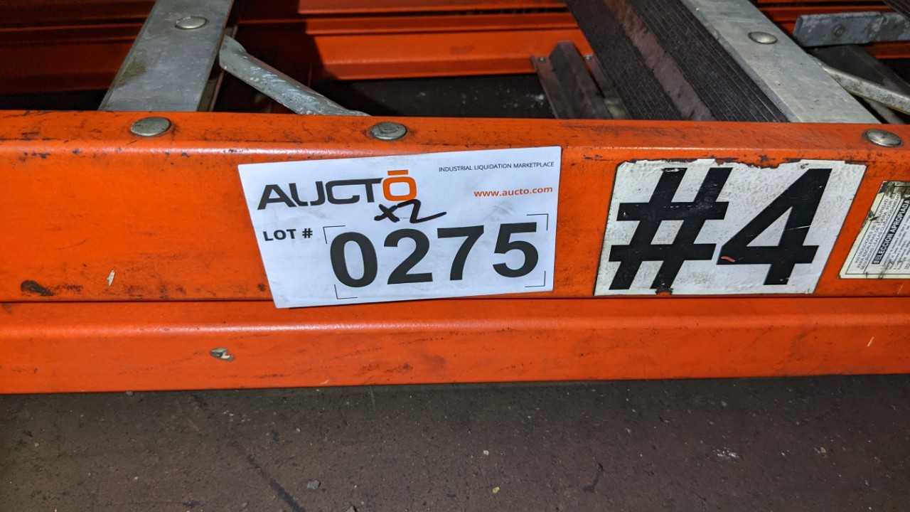 Lot of 10' and 8' Louisville/ Werner ladder - MATERIAL HANDLING
