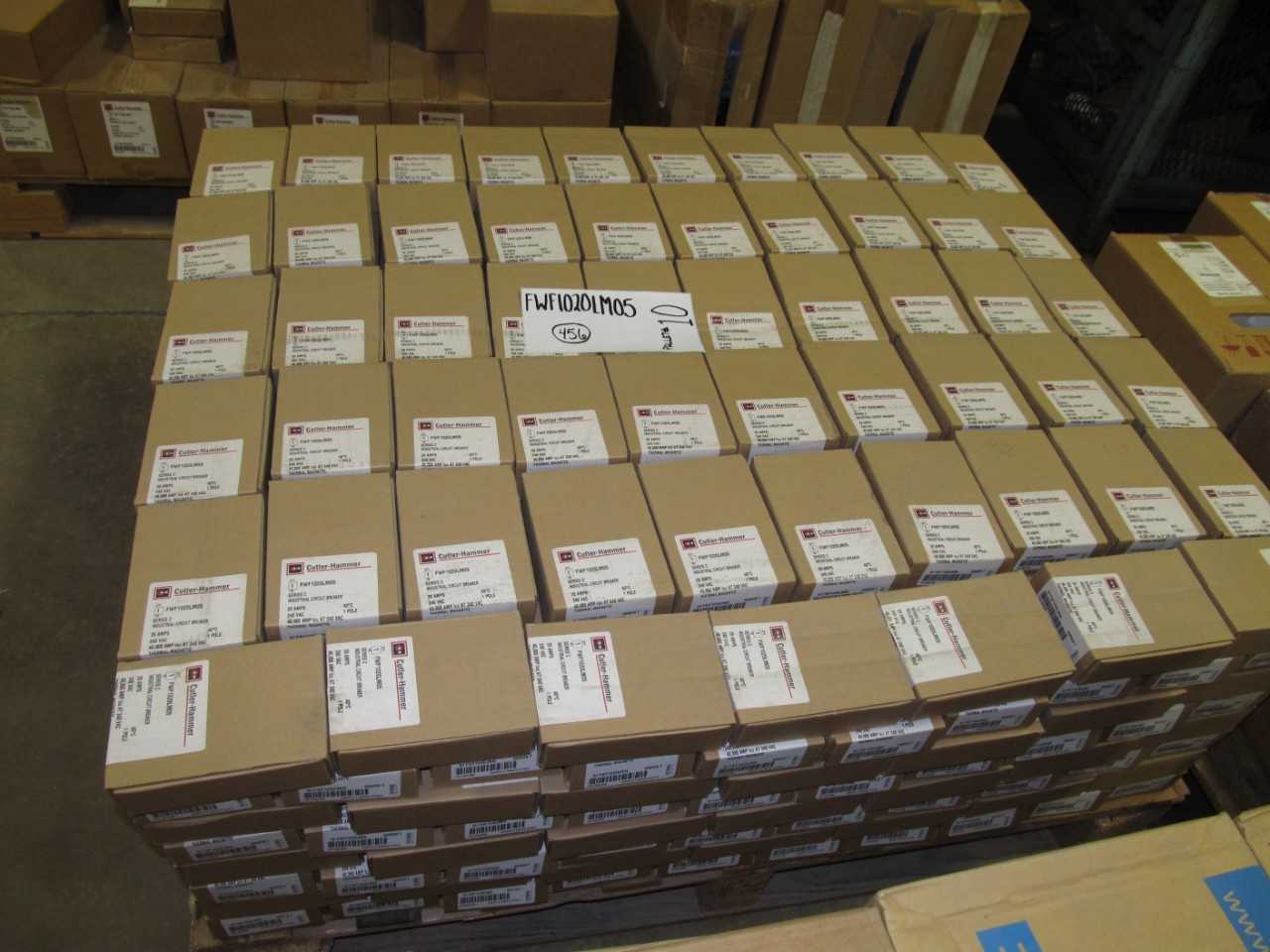 Lot of Cutler Hammer FWF1020LM05 Circuit Breakers - CIRCUIT BREAKERS