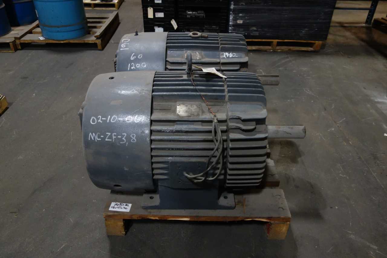 LOT OF 2 GENERAL ELECTRIC INDUCTION MOTORS - ELECTRIC MOTORS