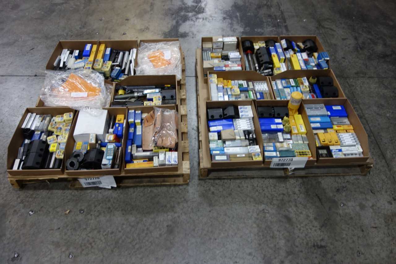 2 PALLETS OF ASSORTED METAL WORKING - HAND TOOLS