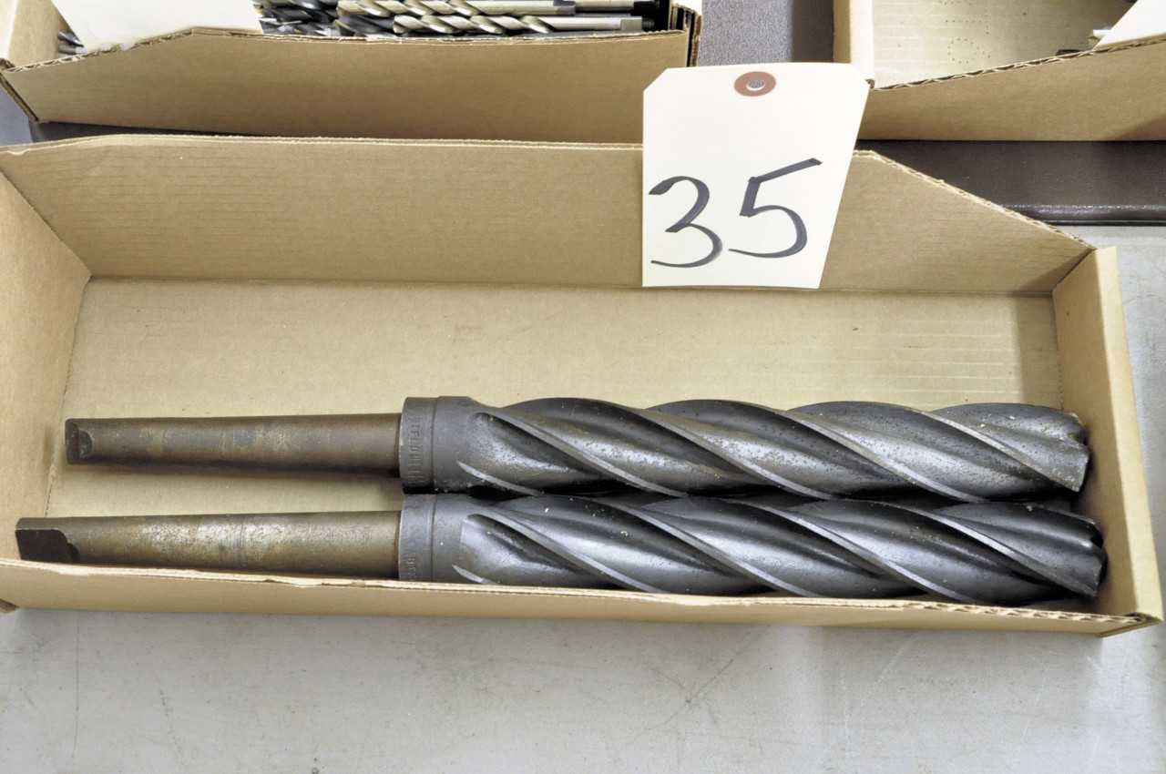 Lot-(2) Large Tapered Shank Drills in (1) Box - ELECTRIC POWER TOOLS