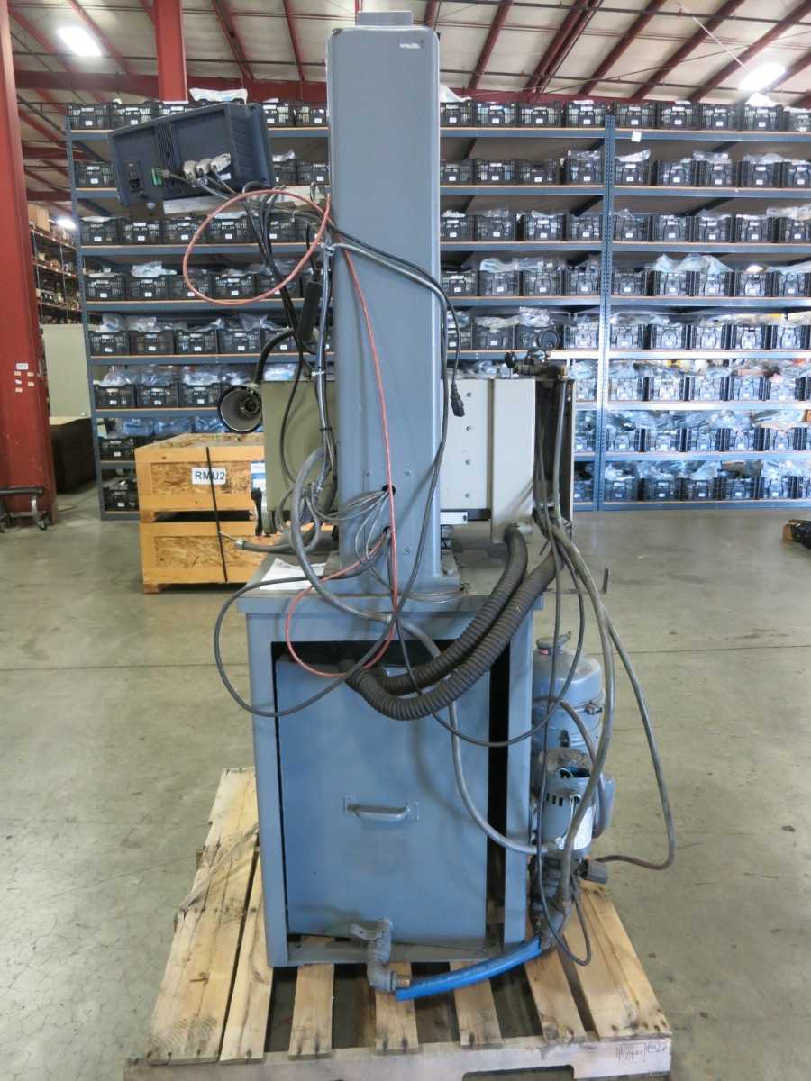 HANSVEDT EDM PRESS WITH KANETSU RMT 1018 PERMANENT MAGNET CHUCK - MACHINING ACCESSORIES & TOOLING