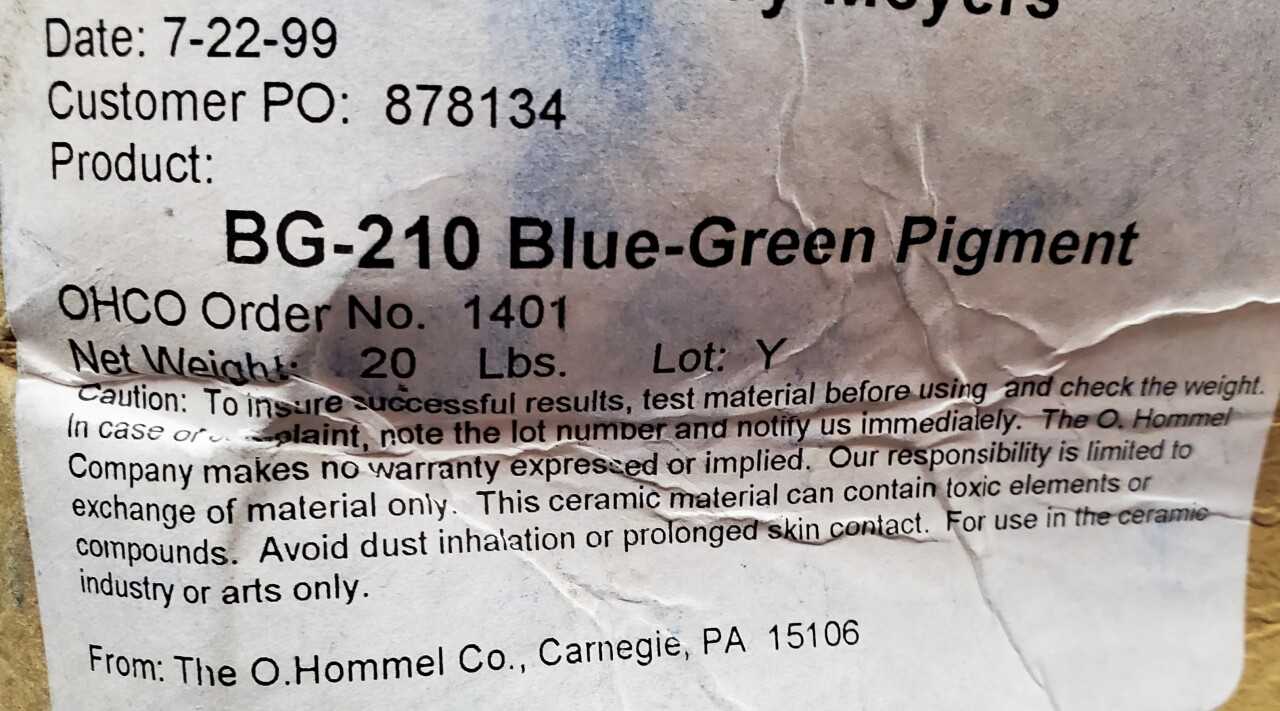 Cobalt Oxide/Chromium Oxide mixture - 5 pounds - MACHINE TOOLING