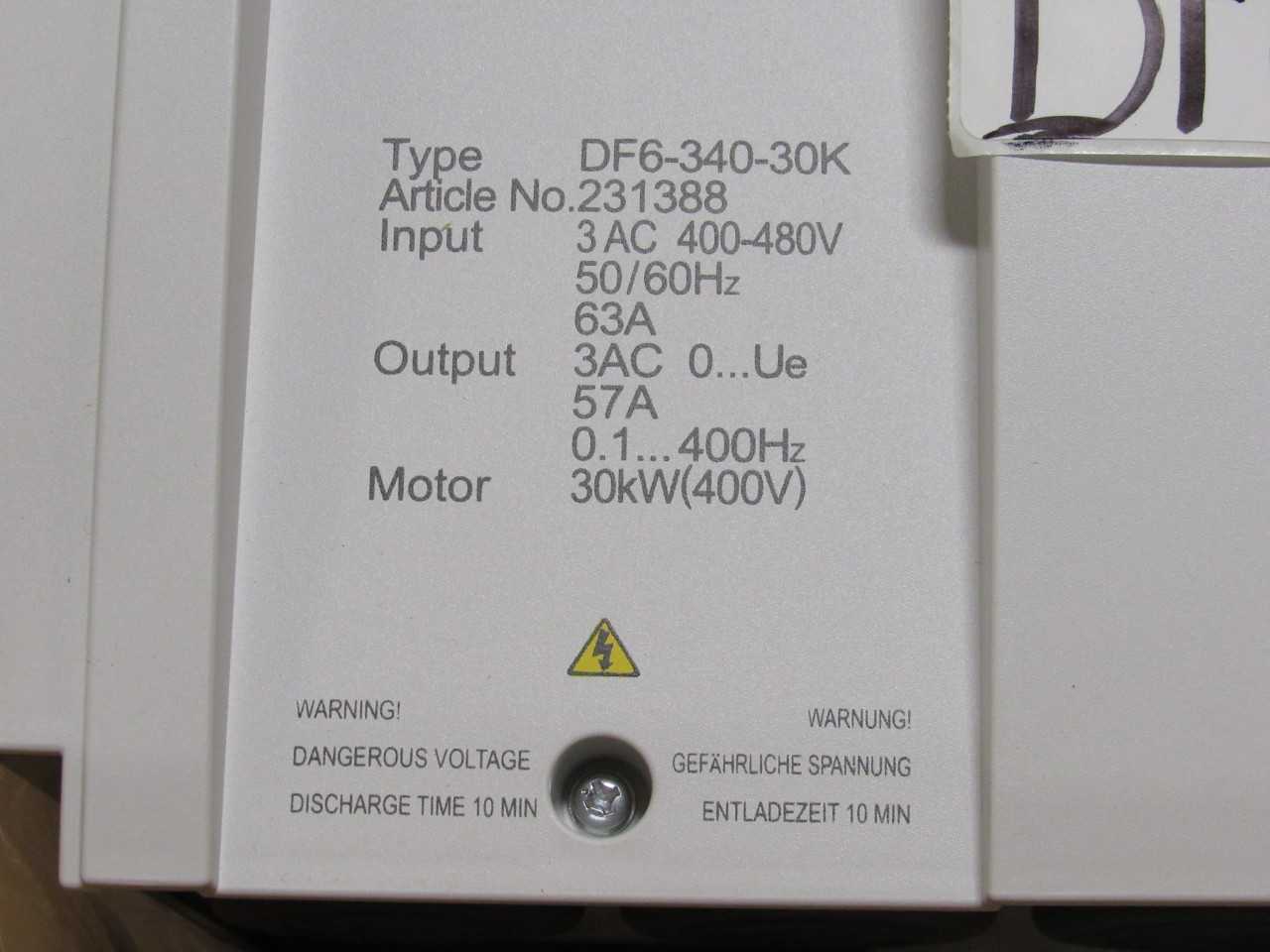 Moeller Frequency Inverter - MOTOR DRIVES