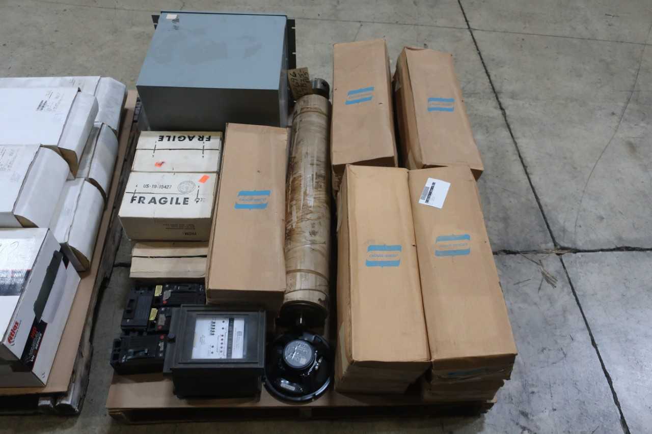 2 PALLETS OF ASSORTED ELECTRICAL - ELECTRICAL COMPONENTS