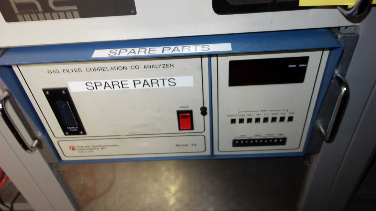 CONTENTS OF RACK, THERMO, ESC, TELEDYNE ANALYZERS - ANALYZER