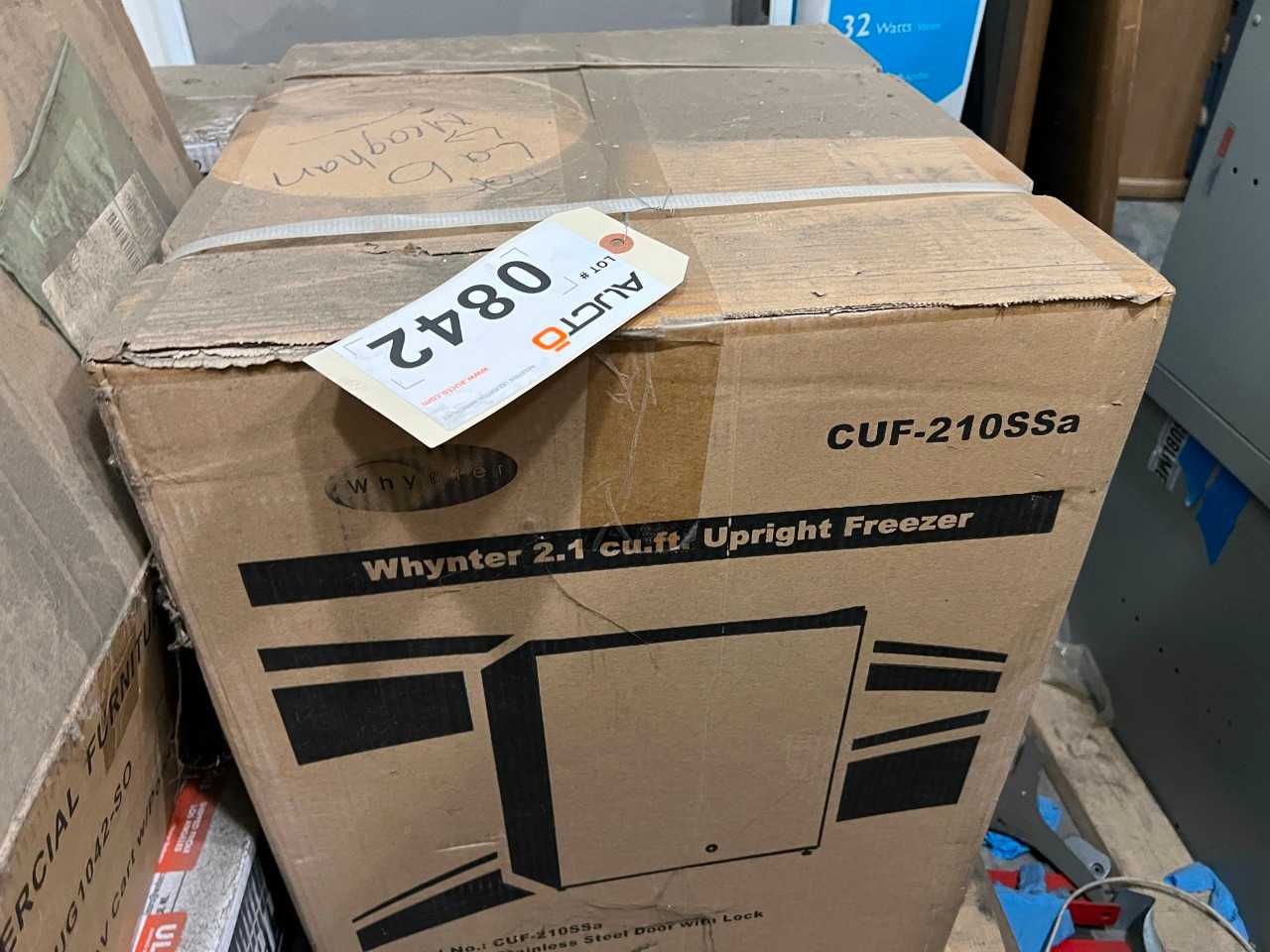 WHYNTER CUF-210SSA UPRIGHT FREEZER - FOOD & BEVERAGE