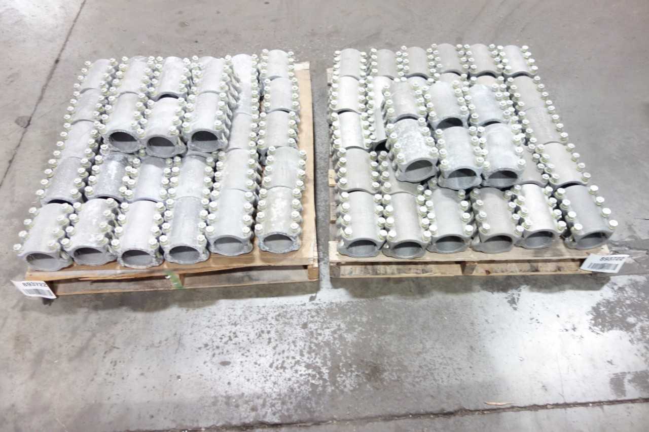 2 PALLETS OF DOSSERT PIPE COUPLINGS SPS - COUPLINGS, JOINTS, & HUBS