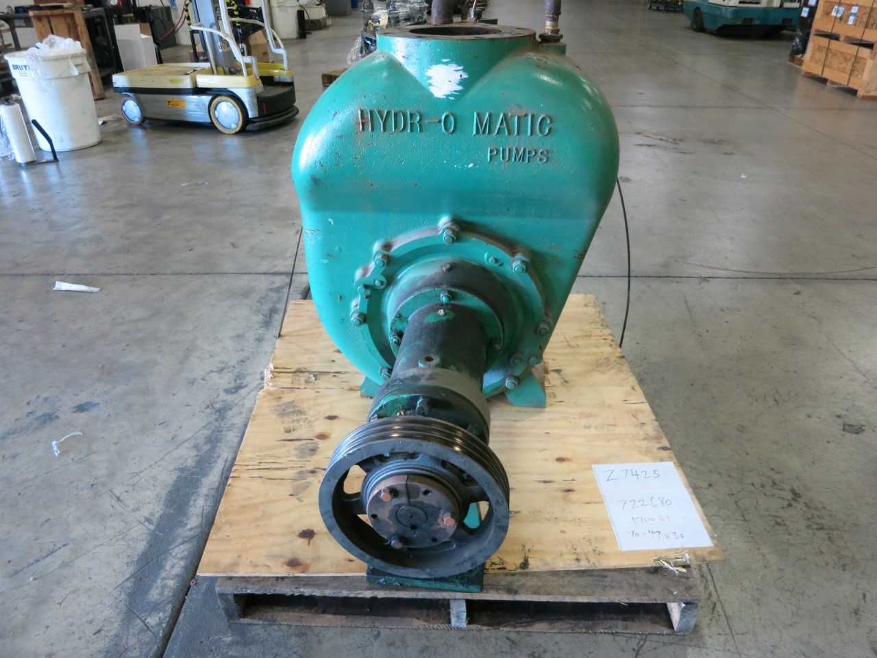 HYDR-O-MATIC 80MMP SELF-PRIMING SEWAGE AND TRASH PUMP - PUMPS