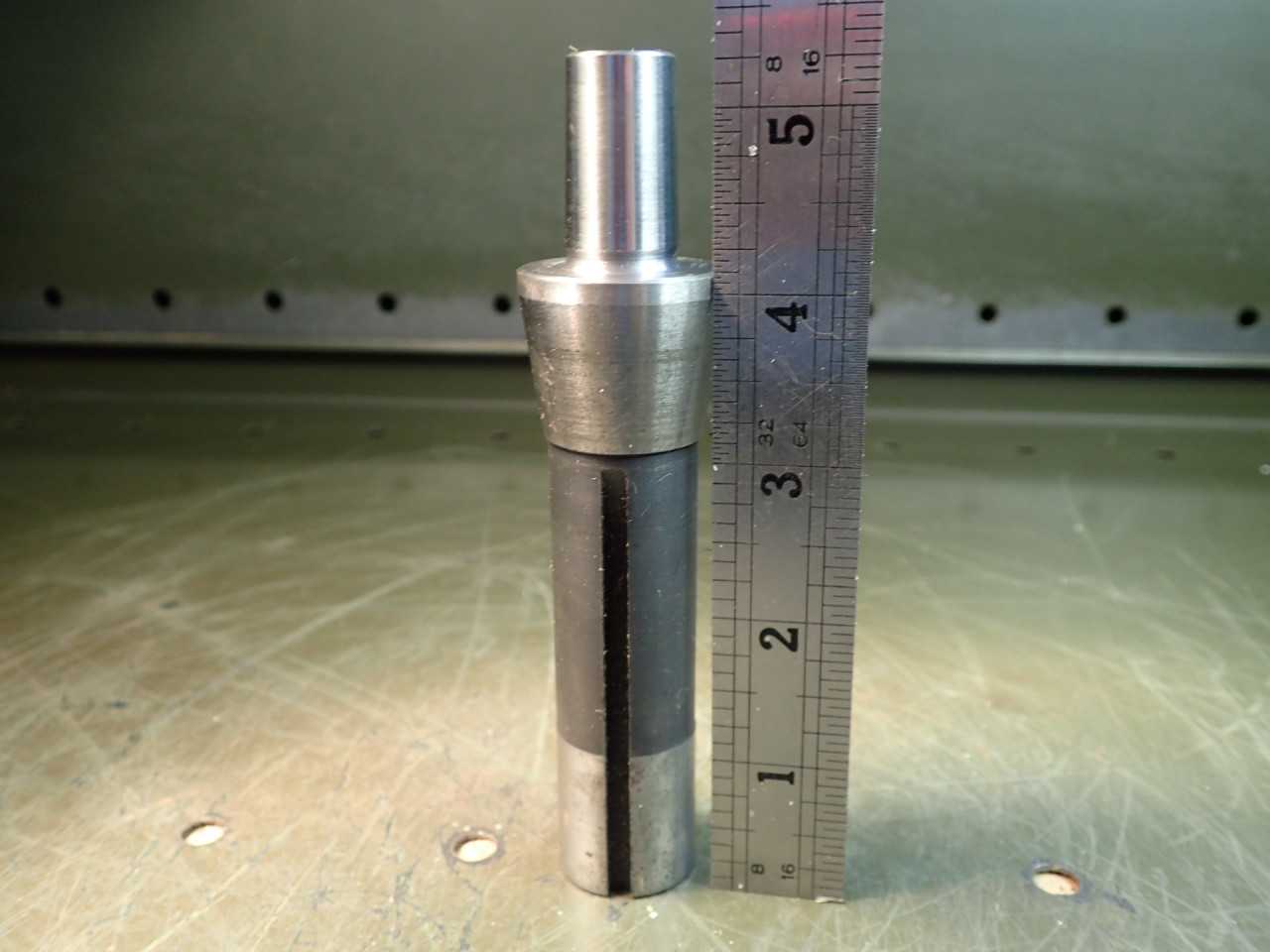 Drill Chuck Arbor: Jacobs Taper 6JT, R-8 Shank, Used in Good Condition, JT6 - HOLEMAKING TOOLS