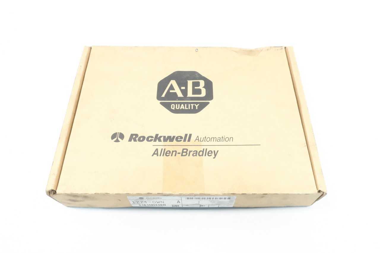 ALLEN BRADLEY 1771-OWN I/O MODULE SER A - AUTOMATION & CONTROLS