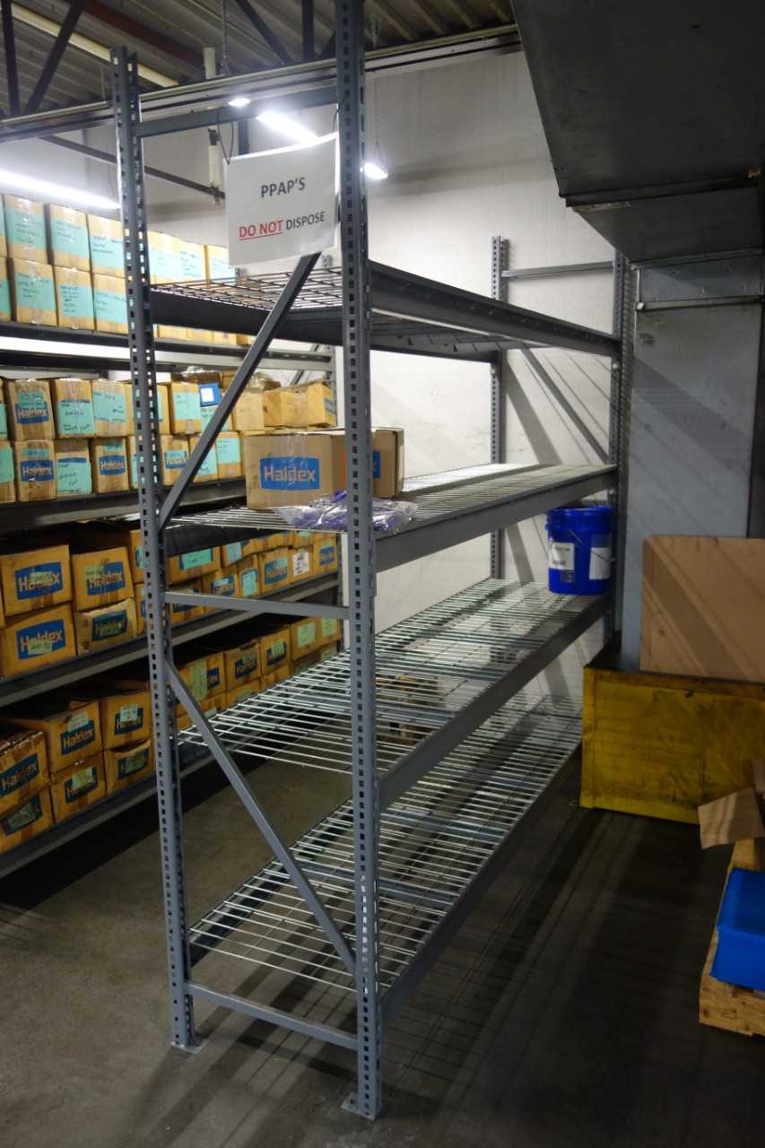 3x sections shelving - SHELVING