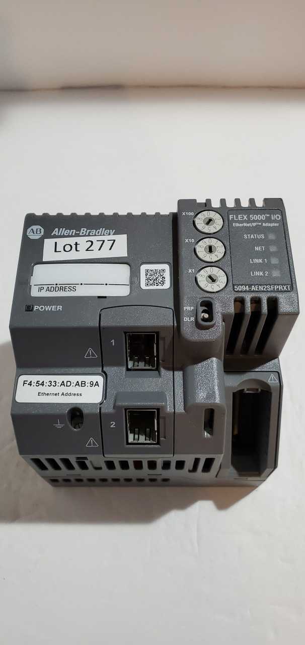 Allen Bradley Flex 5000 Ethernet Adapter - INDUSTRIAL PARTS Allen Bradley Flex 5000 Ethernet Adapter - INDUSTRIAL PARTS