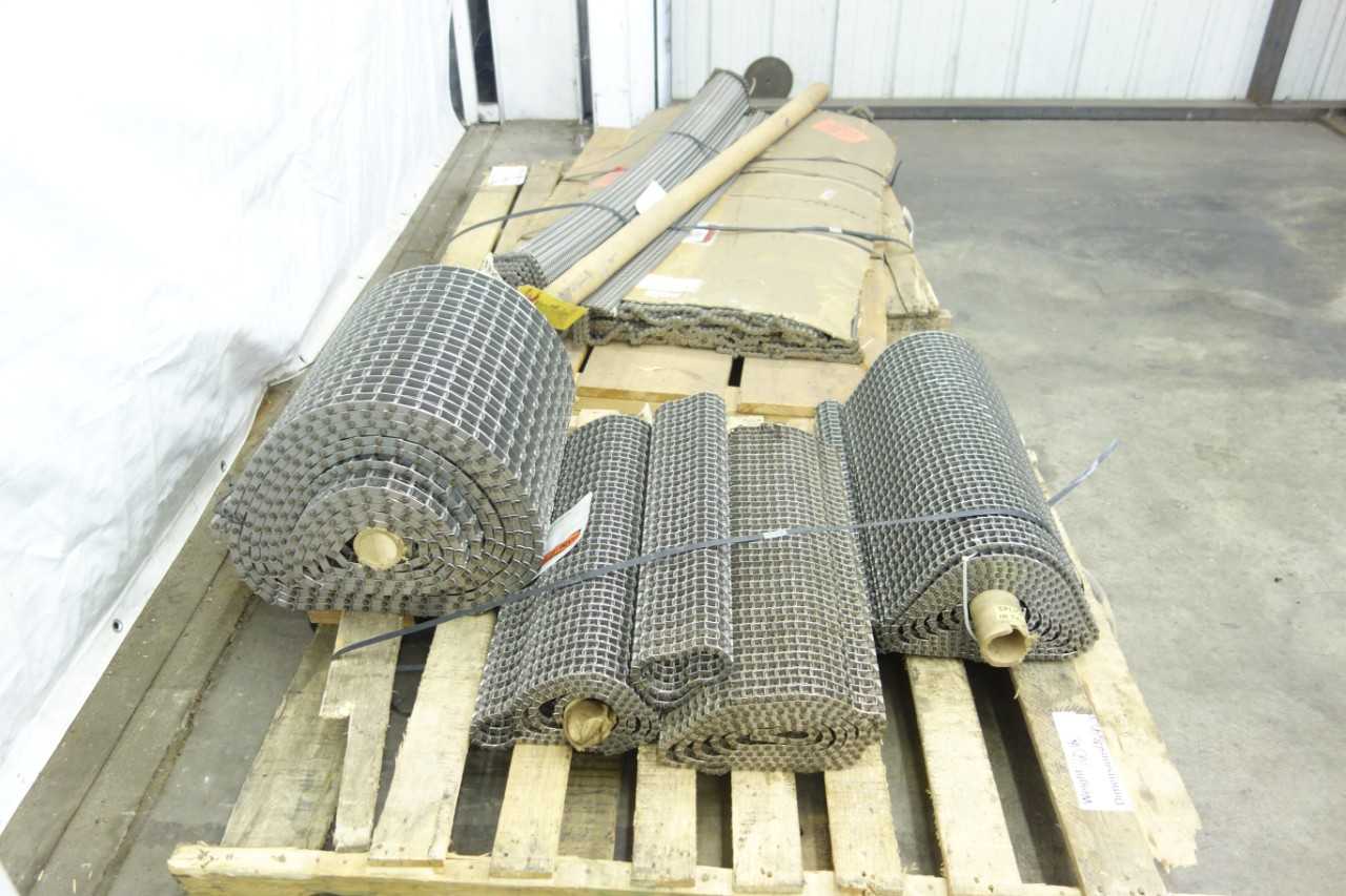 2 PALLETS OF PENN WIRE PRODUCTS STAINLESS STEEL CONVEYOR CHAIN - PACKAGING